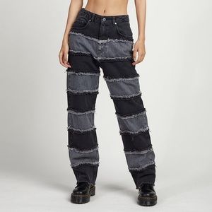 Charcoal Infringement Jeans Ragged Priest